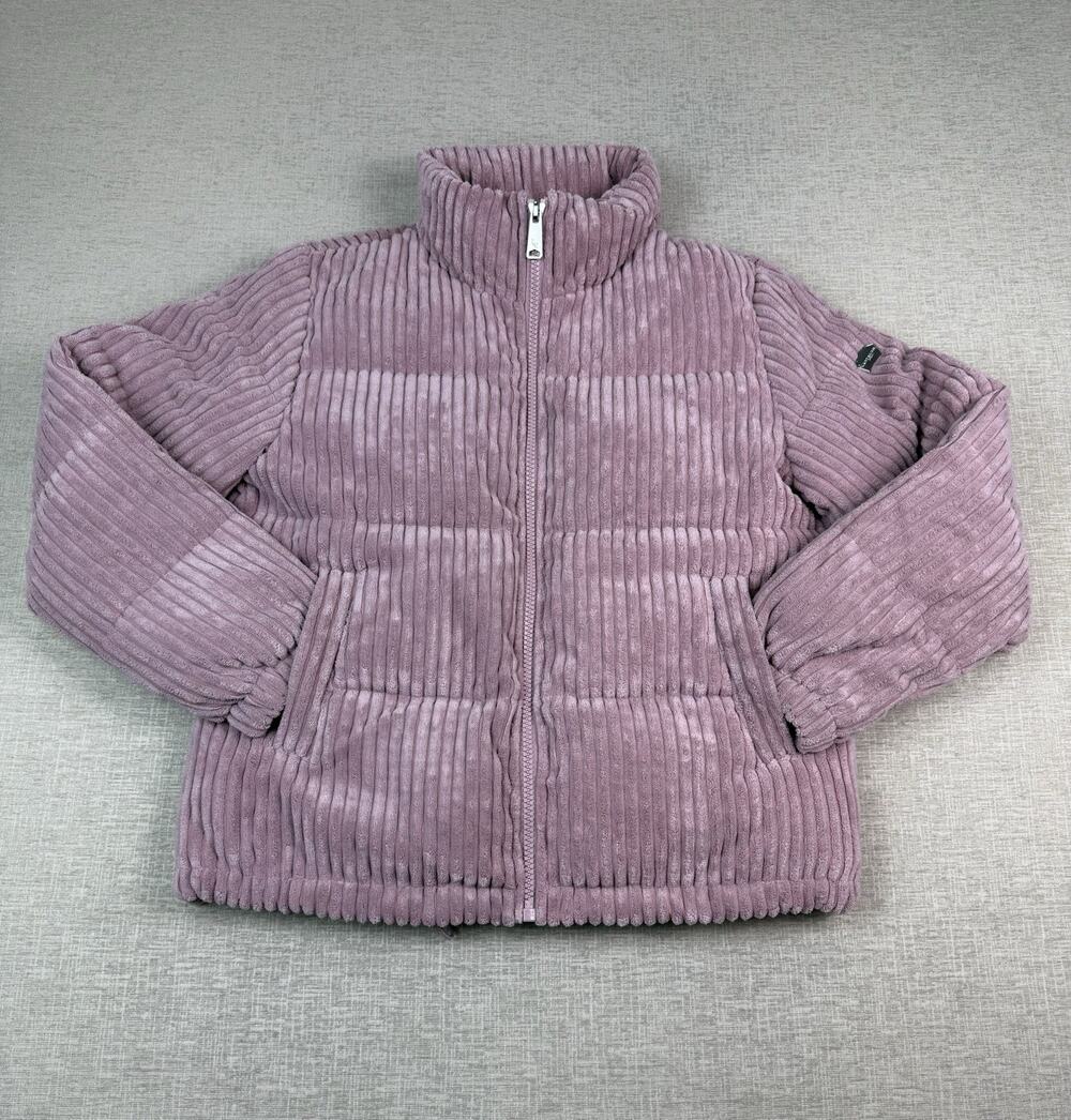 Koolaburra by UGG Women’s Medium Pink Ribbed Sherpa Fleece Full Zip Jacket